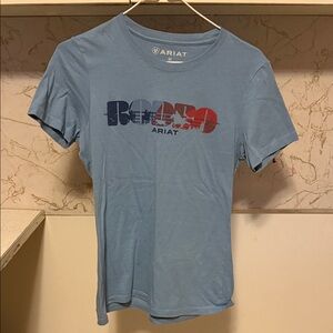 Ariat Men's Light Blue “Rodeo Time” T